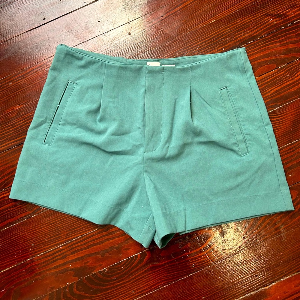 Teal midi short